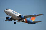 N315NV @ KSRQ - Allegiant Flight 3133 departs Runway 32 at Sarasota-Bradenton International Airport enroute to Austin-Bergstrom International Airport