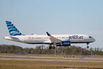N3229J @ KRSW - JetBlue Flight 265 arrives on Runway 6 at Southwest Florida International Airport following flight from Boston-Logan International Airport - by Suncoast Spotter