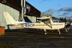 G-BSCP @ EGTF - Cessna 152 at Fairoaks. Ex N48135 - by moxy