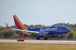 N288WN @ KRSW - Southwest Flight 399 arrives on Runway 24 at Southwest Florida International Airport following flight Baltimore-Washington International Airport