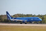 N120BZ @ KRSW - Breeze Flight 316 arrives on Runway 24 at Southwest Florida International Airport following flight from New Orleans International Airport - by Suncoast Spotter