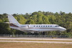 N339QS @ KRSW - NetJets Flight 339 arrives on Runway 24 at Southwest Florida International Airport following flight from Atlantic City International Airport