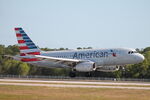N827AW @ KRSW - American Flight 2444 arrives on Runway 24 at Southwest Florida International Airport following flight from Reagan National Airport - by Suncoast Spotter