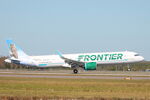 N657FR @ KRSW - Frontier Flight 1544 arrives on Runway 6 at Southwest Florida International Airport following flight from Cleveland-Hopkins International Airport