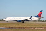 N385DN @ KRSW - Delta Flight 379 taxis at Southwest Florida International Airport prior to flight to LaGuardia Airport - by Suncoast Spotter