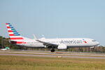 N991AN @ KRSW - American Flight 1929 arrives on Runway 6 at Southwest Florida International Airport following flight from Chicago-O’Hare International Airport - by Suncoast Spotter