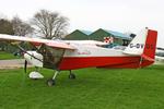 G-OVOL @ X4NC - North Coates Brass Monkey fly in 05/01/19 - by Chris Hall