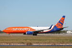 N850SY @ KRSW - Sun Country Flight 158 taxis at Southwest Florida International Airport prior to flight to Dane County Airport - by Suncoast Spotter