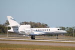 N87KB @ KRSW - Falcon 87KB arrives on Runway 6 at Southwest Florida International Airport - by Suncoast Spotter