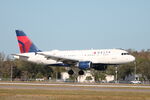 N329NB @ KRSW - Delta Flight 2320 arrives on Runway 6 at Southwest Florida International Airport following flight from John F Kennedy International Airport - by Suncoast Spotter