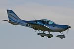 G-TEZZ @ X4NC - North Coates Brass Monkey fly in - by Chris Hall