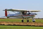 G-CCNT @ X4NC - North Coates Brass Monkey fly in - by Chris Hall