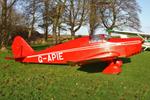 G-APIE @ X4NC - North Coates Brass Monkey fly in - by Chris Hall