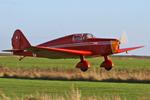 G-APIE @ X4NC - North Coates Brass Monkey fly in - by Chris Hall