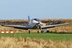 G-SPED @ X4NC - North Coates Brass Monkey fly in - by Chris Hall