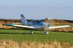 G-TEZZ @ X4NC - North Coates Brass Monkey fly in - by Chris Hall