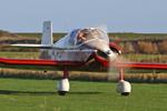 G-ATJN @ X4NC - North Coates Brass Monkey fly in - by Chris Hall