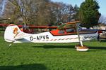 G-APVS @ X4NC - North Coates Brass Monkey fly in - by Chris Hall