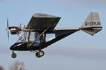 G-ORUG @ X4NC - North Coates Brass Monkey fly in - by Chris Hall