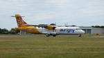 G-OATR @ EGJB - Aurigny Air Services - by Eddyag