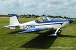 G-CDMN @ EGSX - Air Britain fly in, North Weald - by Chris Hall