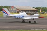 G-CGDH @ EGSX - Air Britain fly in, North Weald - by Chris Hall