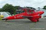 G-AEDU @ EGSX - Air Britain fly in, North Weald - by Chris Hall