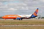 N836SY @ KRSW - Sun Country Flight 158 taxis at Southwest Florida International Airport prior to flight to Dane County Regional Airport - by Suncoast Spotter