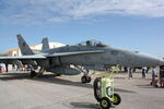 165220 @ KMCF - US Navy F/A-18 Hornet from Strike Fighter Squadron 131 at Naval Air Station Oceana on display at MacDill Air Fest - by Suncoast Spotter