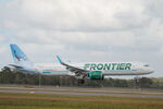 N656FR @ KRSW - Frontier Flight 3894 arrives on Runway 6 at Southwest Florida International Airport following flight from Detroit Metro Airport - by Suncoast Spotter