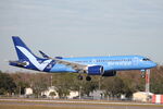 N241BZ @ KRSW - Breeze Flight 712 arrives on Runway 6 at Southwest Florida International Airport following flight from TF Green International Airport