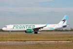N624FR @ KRSW - Frontier Flight 1543 taxis at Southwest Florida International Airport prior to flight to Cleveland-Hopkins International Airport - by Suncoast Spotter