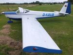 D-KBUB @ EDLX - Scheibe SF-25C Falke 2000 with tricycle landing gear at Wesel-Römerwardt airfield - by Ingo Warnecke