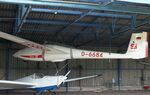D-6684 @ EDLX - Schleicher ASK-21 (tailplane dismounted) at Wesel-Römerwardt airfield - by Ingo Warnecke