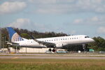 N87353 @ KRSW - United Flight 6217 operated by Mesa arrives on Runway 6 at Southwest Florida International Airport following a weather diversion on a flight from Washington-Dulles International Airport to Key West International Airport