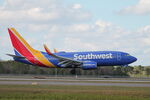 N470WN @ KRSW - Southwest Flight 246 arrives on Runway 6 at Southwest Florida International Airport following flight from John Glenn Columbus International Airport - by Suncoast Spotter