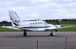 N2668A @ EGSU - Cessna 421C Golden Eagle at Duxford airfield (two days after Duxford Flying Day: The Americans 2024) - by Ingo Warnecke