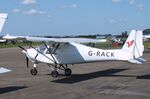 G-RACK @ EGSU - Comco Ikarus C42 FB100 at Duxford airfield (two days after Duxford Flying Day: The Americans 2024) - by Ingo Warnecke