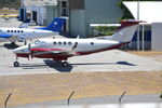 VH-MVJ @ YPJT - A King Air parked up in the midday sun - by Harry Glasgow