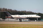 N467FX @ KRSW - Flexjet Flight 467 arrives on Runway 6 at Southwest Florida International Airport following flight from Orlando-Sanford International Airport
