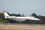 N1927G @ KRSW - Gulfstream G150 arrives on Runway 6 at Southwest Florida International Airport following flight from Pontiac-Oakland County International Airport - by Suncoast Spotter