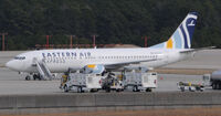 N314XA @ RDU - Eastern Air Express 737-400 (presumably a charter). - by Ryan Hunt
