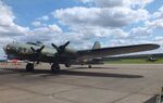 G-BEDF @ EGSU - Boeing B-17G Flying Fortress at Duxford airfield (two days after Duxford Flying Day: The Americans 2024) - by Ingo Warnecke