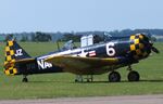 G-TSIX @ EGSU - North American AT-6C Harvard II A at Duxford airfield (two days after Duxford Flying Day: The Americans 2024) - by Ingo Warnecke