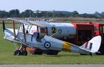 G-ANZZ @ EGSU - De Havilland D.H.82A Tiger Moth at Duxford airfield (two days after Duxford Flying Day: The Americans 2024) - by Ingo Warnecke