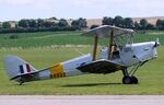 G-APAO @ EGSU - De Havilland D.H.82A Tiger Moth at Duxford airfield (two days after Duxford Flying Day: The Americans 2024) - by Ingo Warnecke