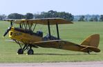 G-ARAZ @ EGSU - De Havilland D.H.82A Tiger Moth at Duxford airfield (two days after Duxford Flying Day: The Americans 2024) - by Ingo Warnecke