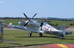 G-PBIX @ EGSU - Supermarine Spitfire LF XVIe at Duxford airfield (two days after Duxford Flying Day: The Americans 2024) - by Ingo Warnecke