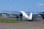 G-AIDL @ EGSU - De Havilland D.H.89A Dominie/Dragon Rapide 6 at Duxford airfield (two days after Duxford Flying Day: The Americans 2024) - by Ingo Warnecke