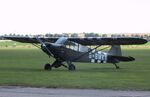 G-BMKB @ EGSU - Piper L-21B Super Cub (PA-18-135) at Duxford airfield (two days after Duxford Flying Day: The Americans 2024) - by Ingo Warnecke